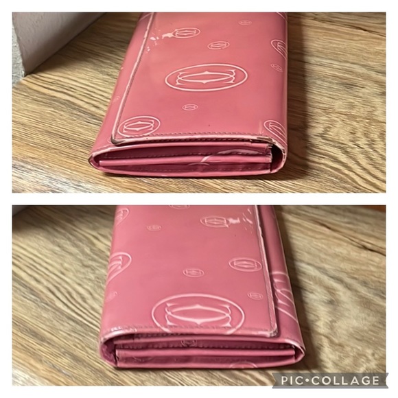 Authentic Cartier Pink Patent Wallet - Picture 5 of 16